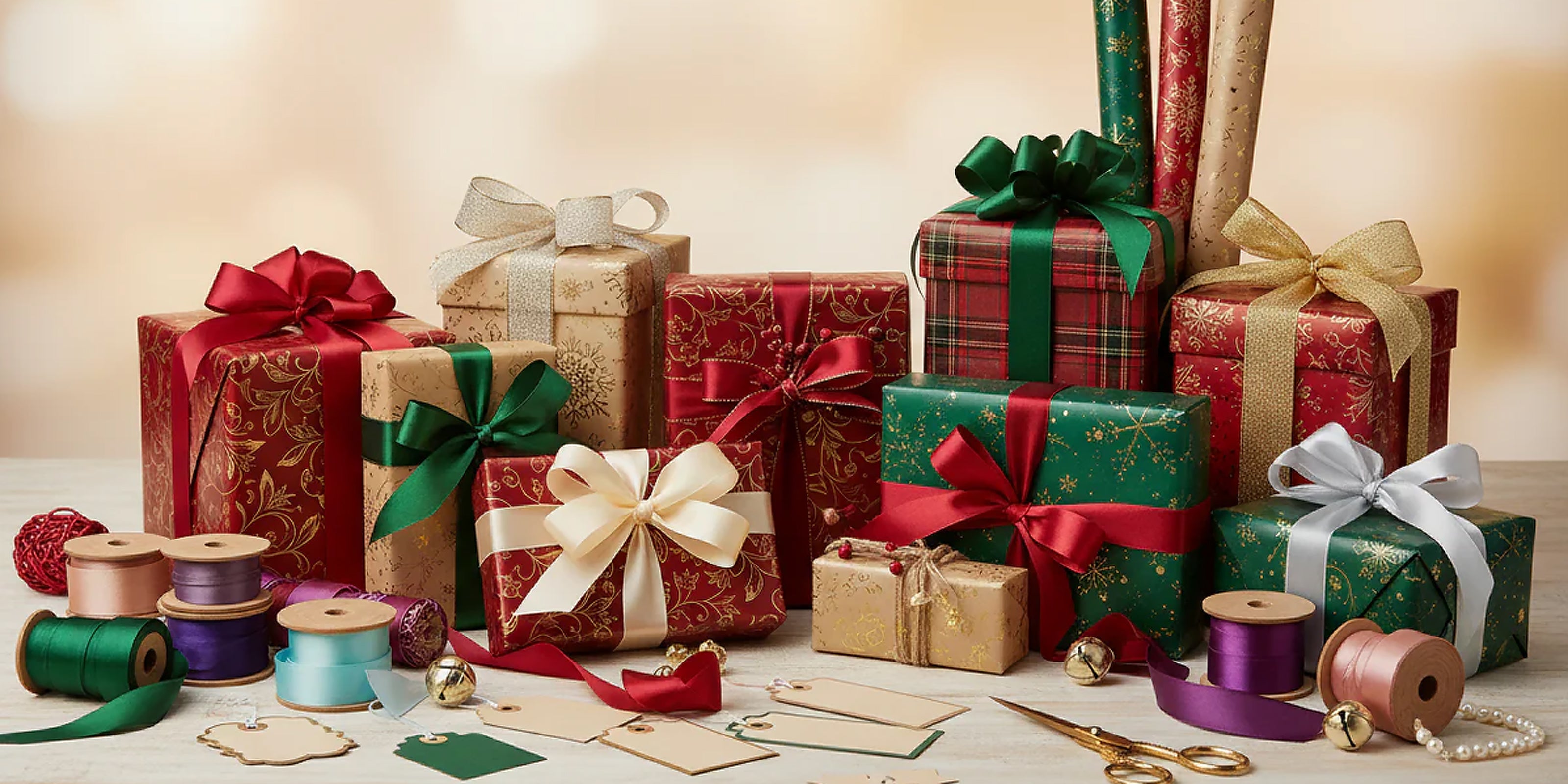 Suluri de hârtie de împachetat 3.5–8 m cu modele aniversare, pungi toate dimensiunile dar si accesorii de impopotonat cadoul