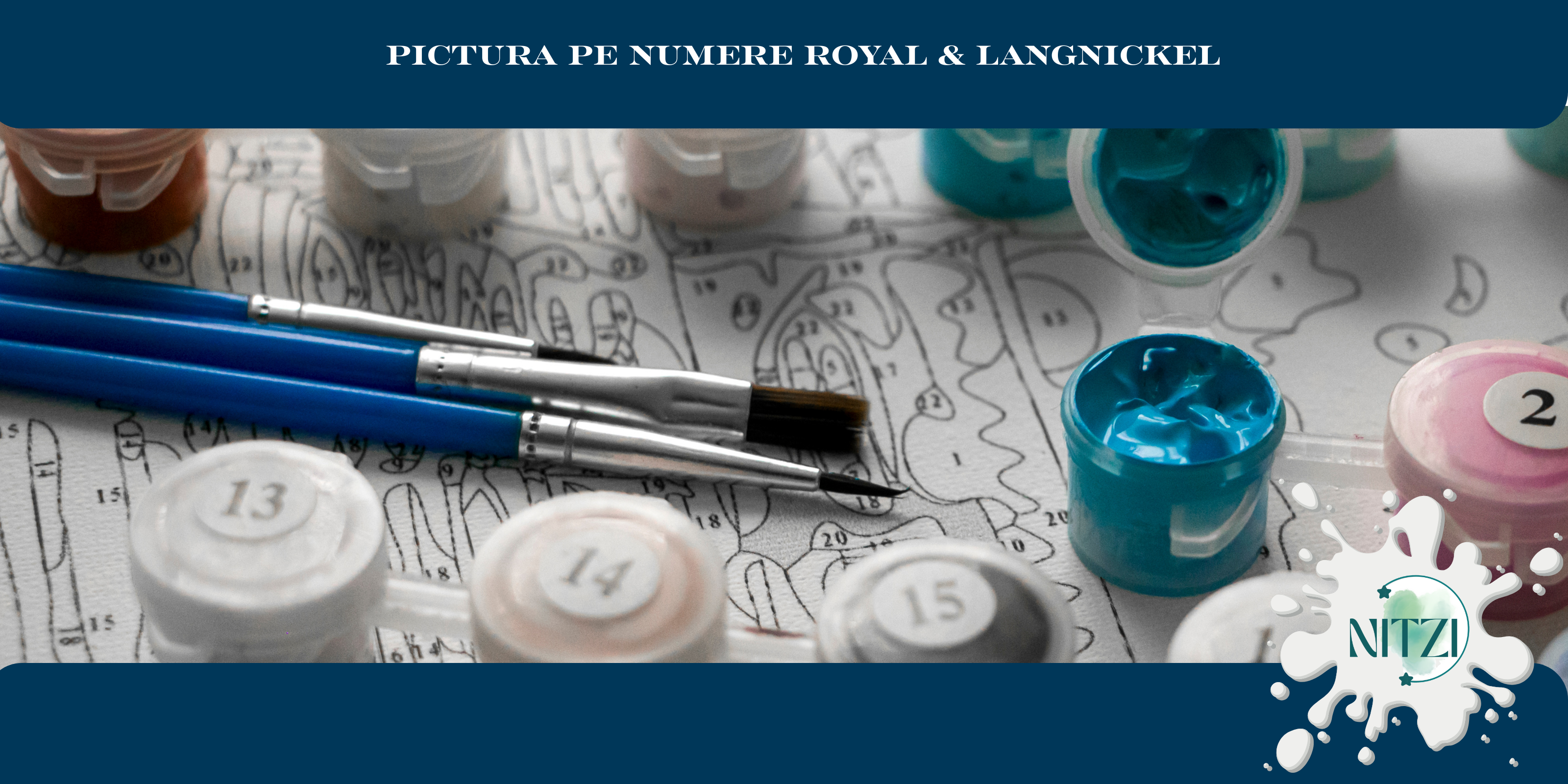 Pictură pe numere avansați și începători – șablon numerotat Royal & Langnickel | nitzi.ro
