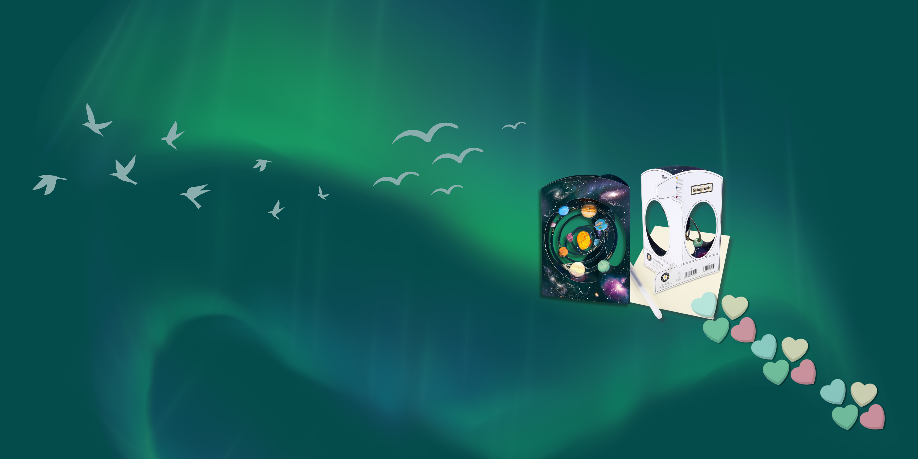 Felicitari 3D dinamice Swing Cards