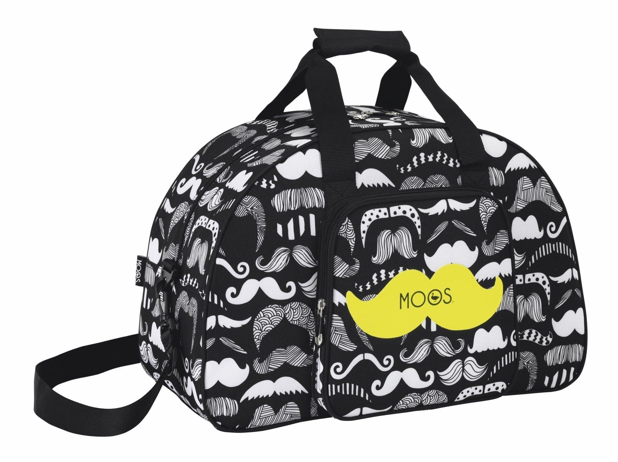 Geanta calatorii Moos Moustache - Nitzi.ro