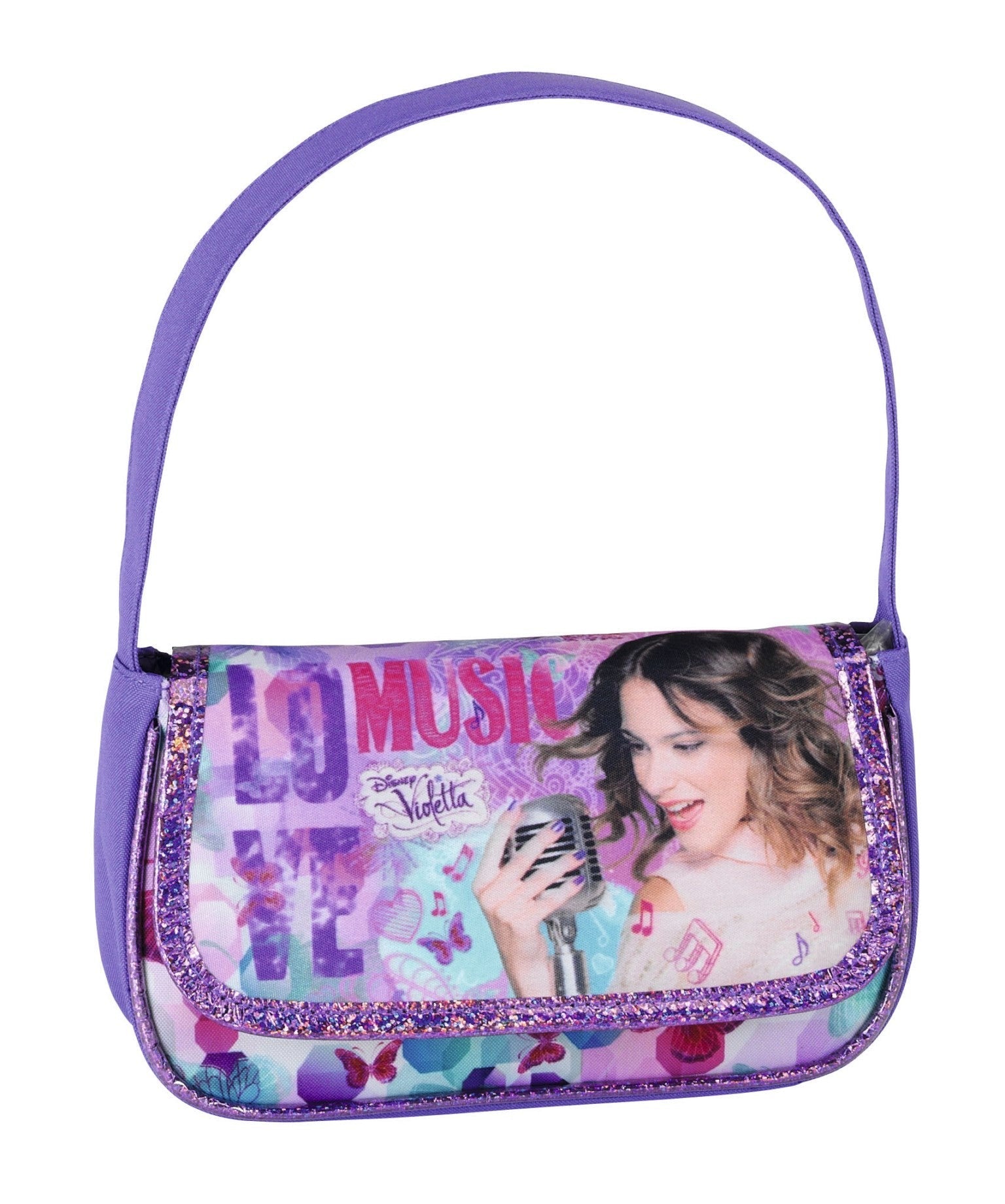 Geanta cu bareta de mana colectia Violetta Butterflies