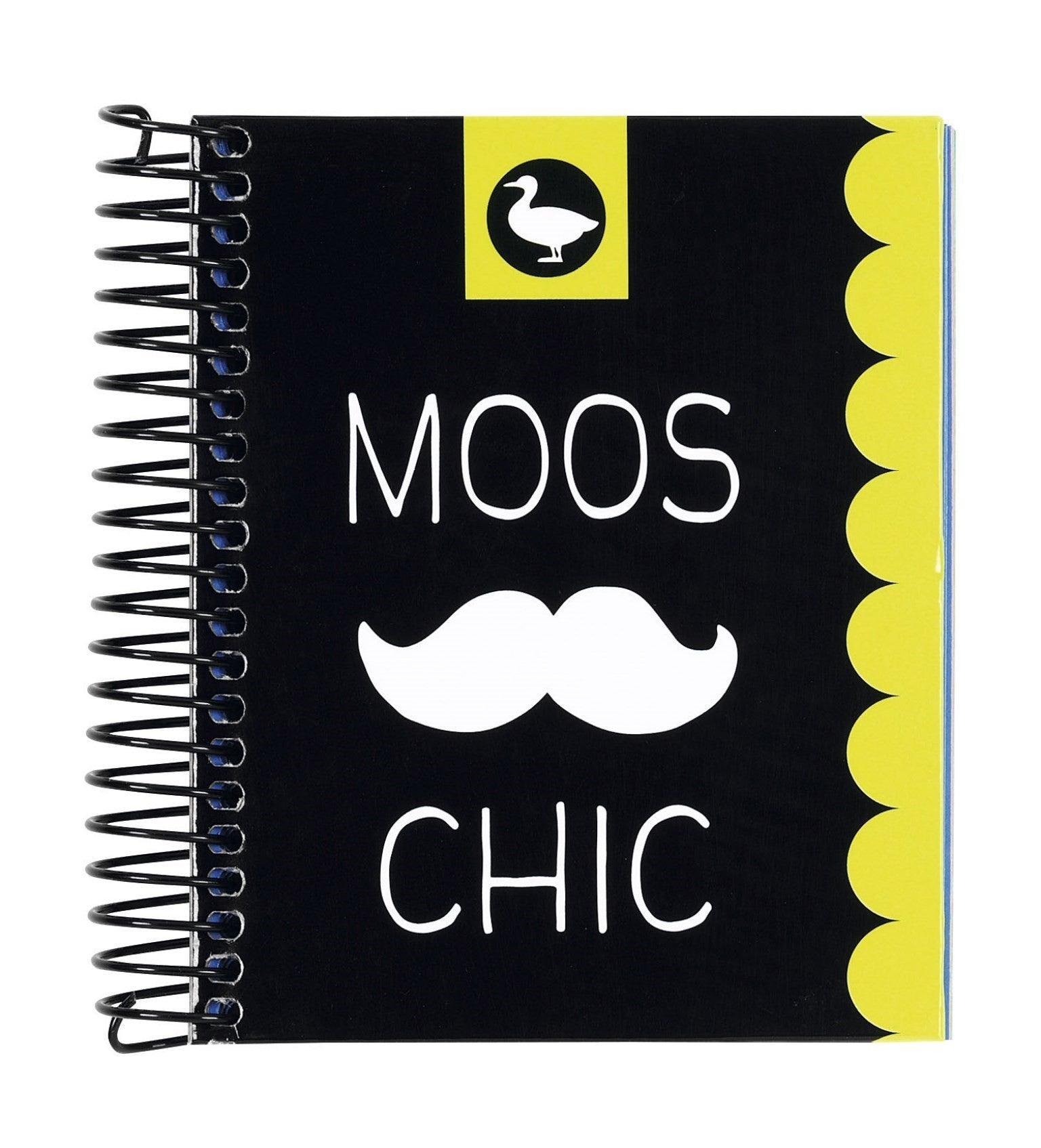 Caiet A7 de 100 file Moos Moustache - Nitzi.ro