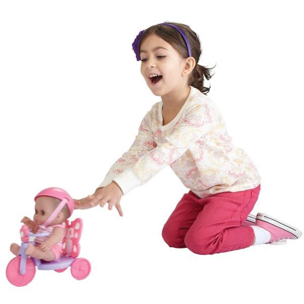 Papusa Bebe cu tricicleta fluturas - Nitzi.ro