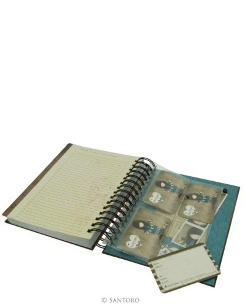 Agenda telefonica cu spira Gorjuss - Family in a Book