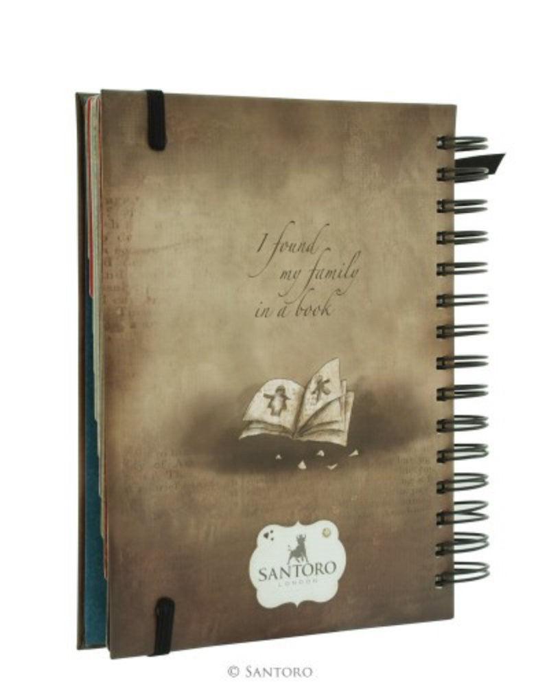 Agenda telefonica cu spira Gorjuss - Family in a Book