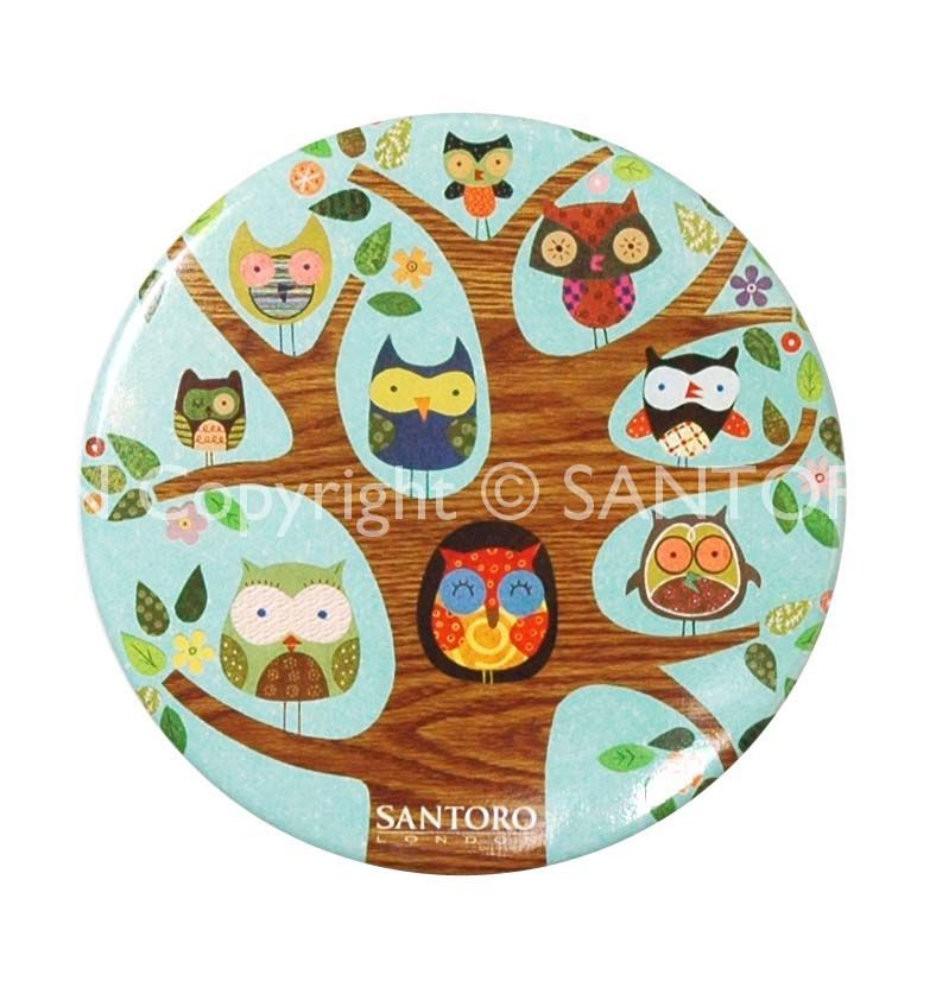 Oglinda de buzunar Santoro Feathered Friends - Nitzi.ro