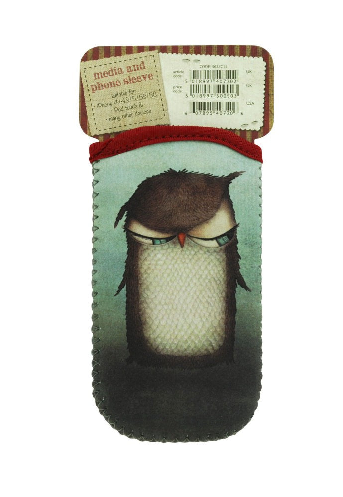 Husa telefon iPod/iPhone Grumpy Owl
