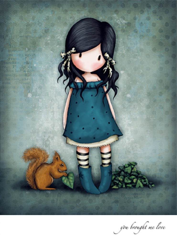 Felicitare Gorjuss - You Brought Me Love