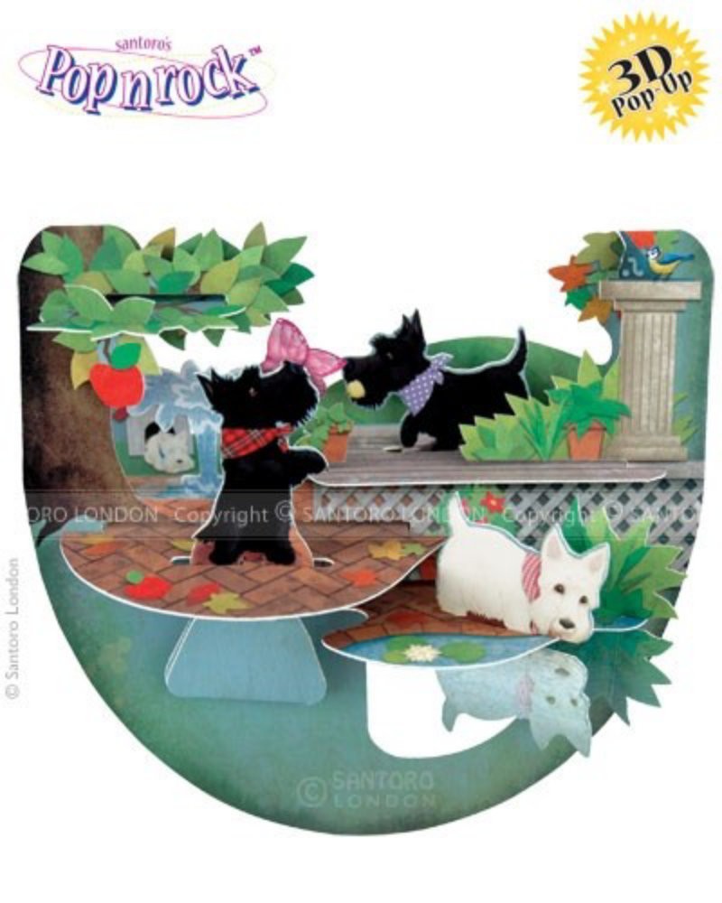 Felicitare 3D PopnRock-Catelusi Scottie
