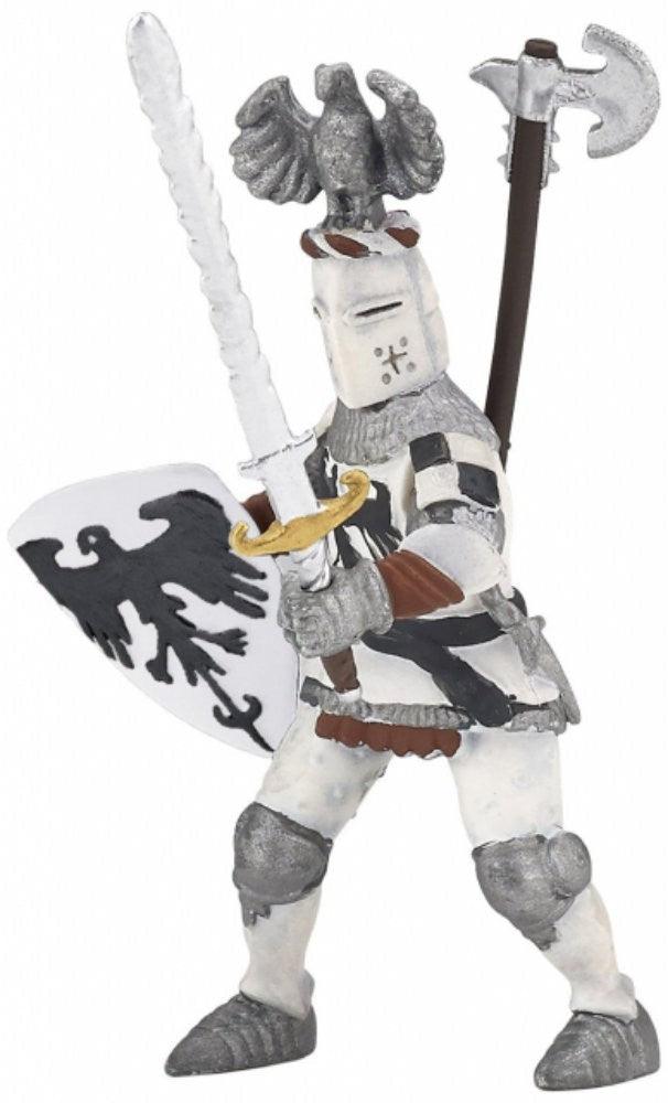 Figurina Cavaler cu pene (alb) - Nitzi.ro