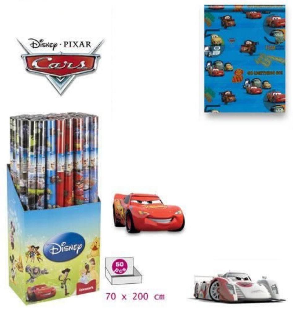 Hartie de impachetat Cars Disney 200 x 70 cm - Nitzi.ro