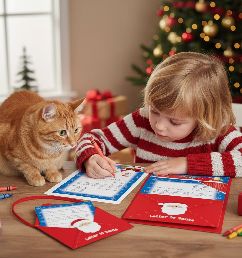 Setul creativ Kids Create Letter to Santa, mai sunt cateva bucati, grabeste-te