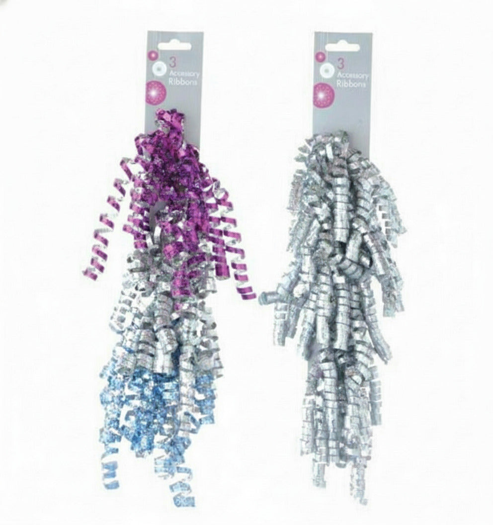 Set accesorii impachetat 3 panglici cârlionțate