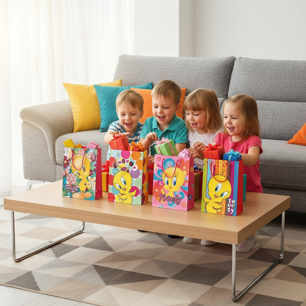 Punga copii pentru cadouri aniversare, 4 modele distincte