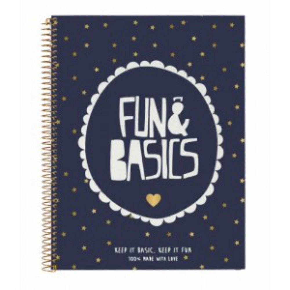 Caiet A4 120 file Fun & Basics - Nitzi.ro