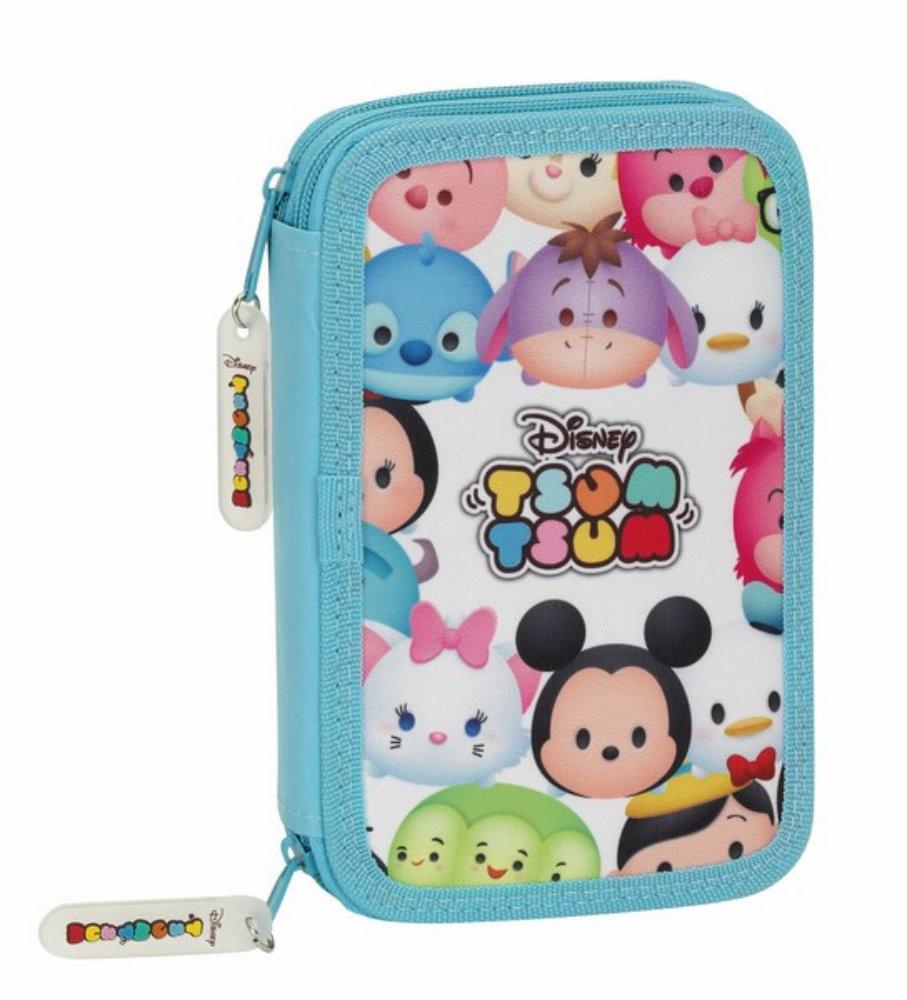 Penar dublu echipat 34 piese Tsum Tsum 20.5x13.5x4.5 cm - Nitzi.ro
