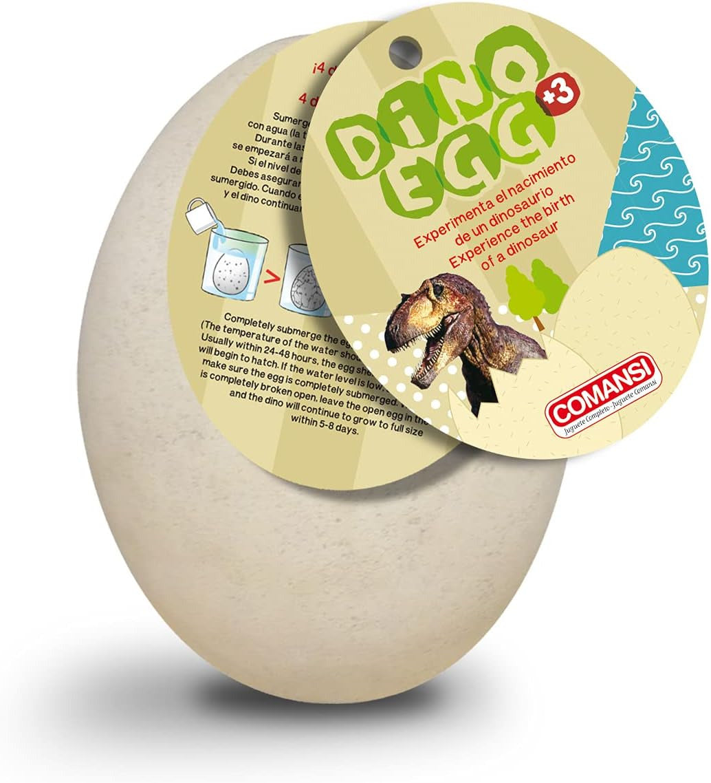 Ou cu dinozaur care eclozează în apă Comansi Dino Egg