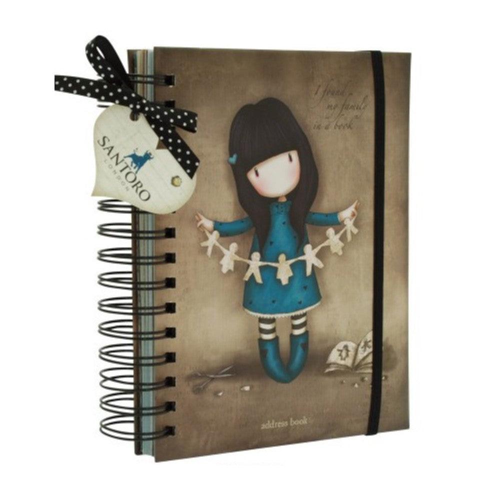 Agenda telefonica cu spira Gorjuss - Family in a Book