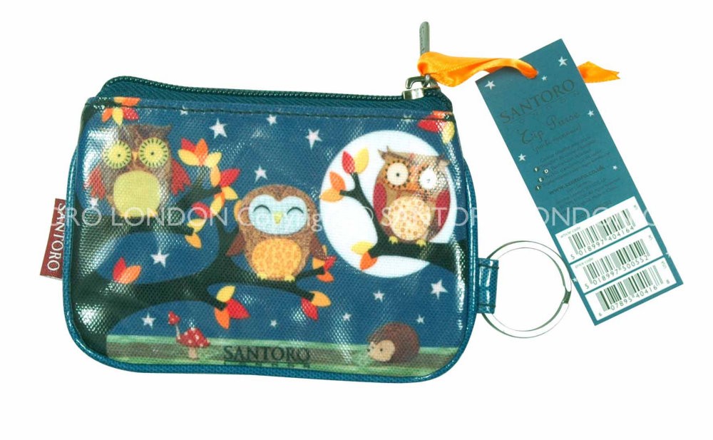 Eclectic portofel breloc Night Owls