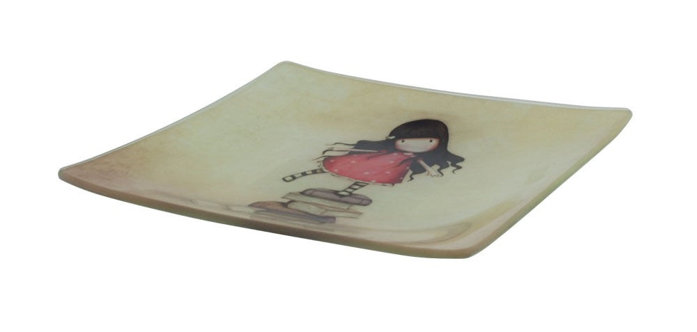 Farfurie decorativa din sticla Gorjuss New Heights