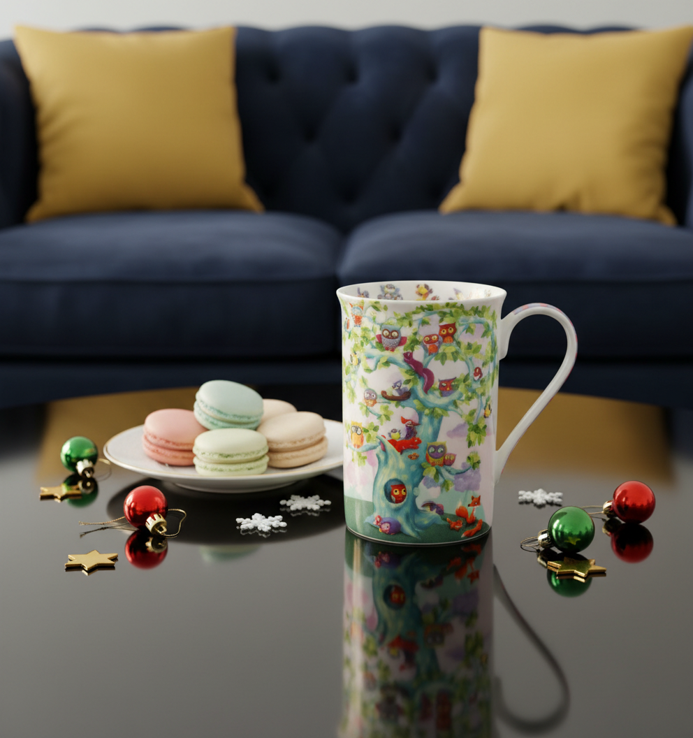 Cana Wildwood inalta din portelan 250 ml