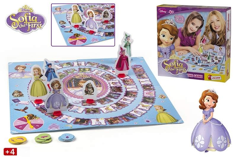 Joc Sofia Întâi Disney cu figurine și tablă de joc