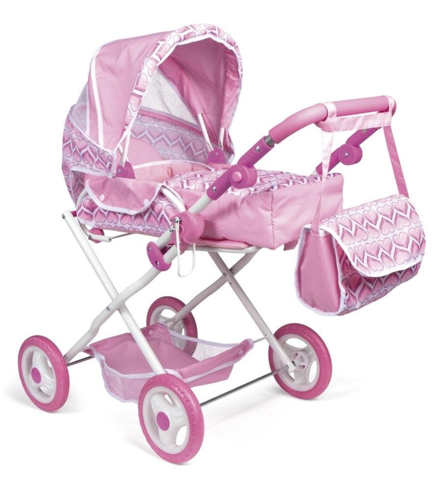 Carucior roz Landou 4in1 papusi 40x58 cm - Nitzi.ro