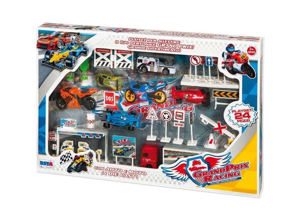 Set circuit cu masinute diecast