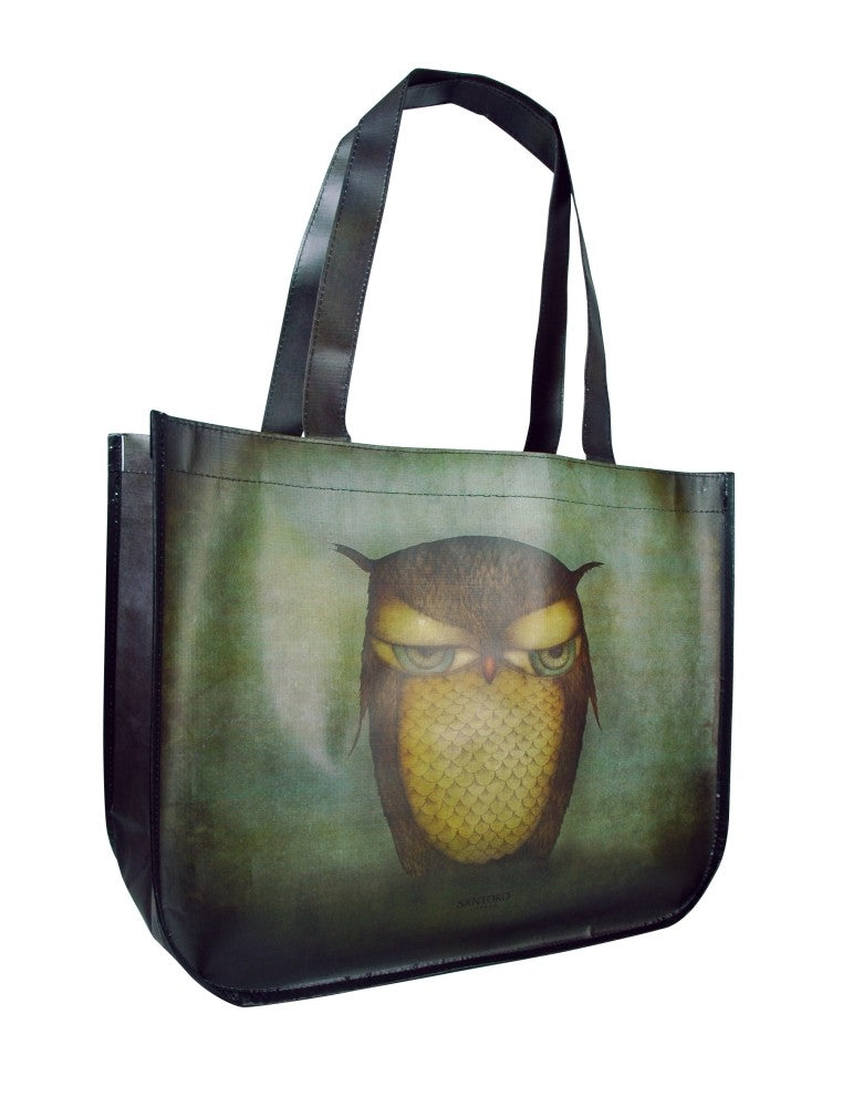 Geanta shopping Eclectic Grumpy Owl