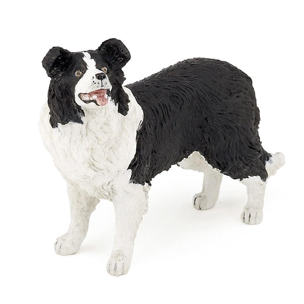 Collie alb cu negru - Figurina Papo - Nitzi.ro