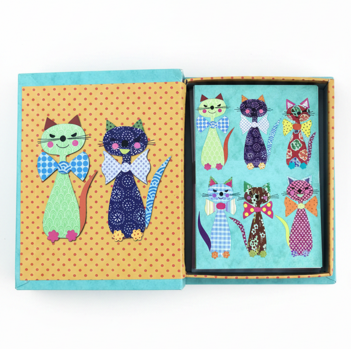 Cutie cu felicitari Eclectic Pisicute