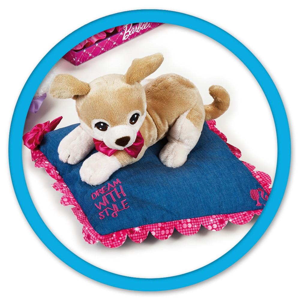Jucarie din plus Animal companie Barbie pe perna 20 cm - Nitzi.ro