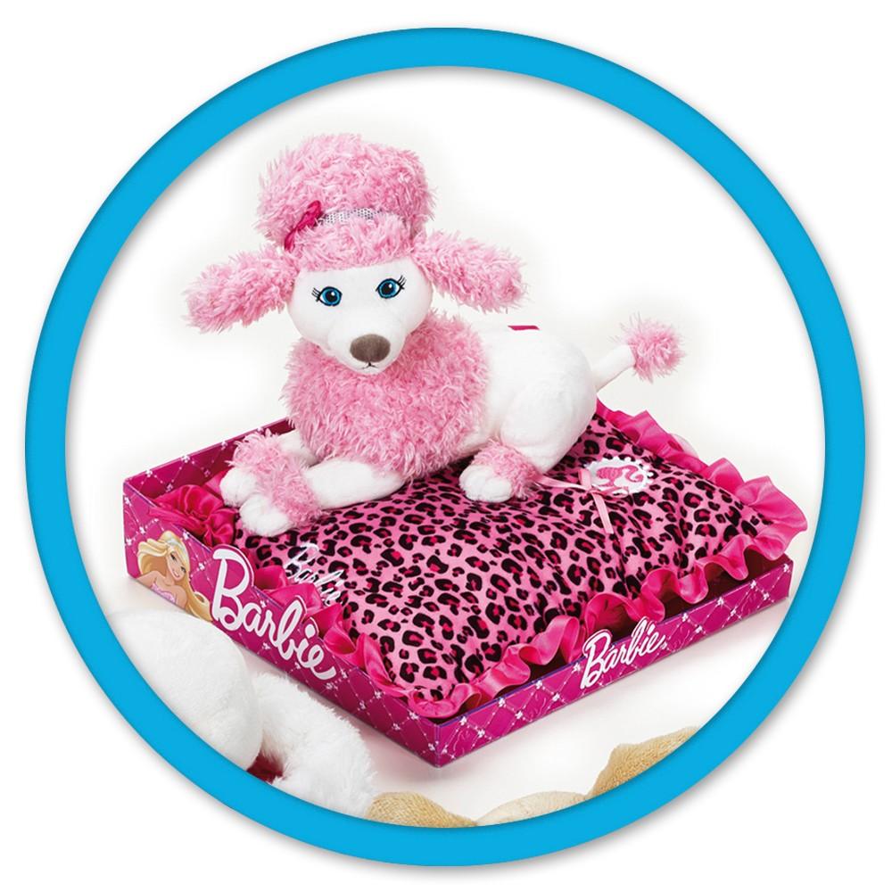 Jucarie din plus Animal companie Barbie pe perna 20 cm - Nitzi.ro