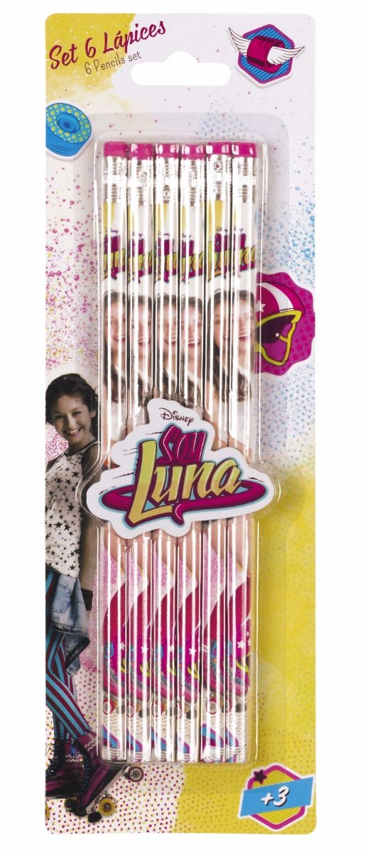 Set 6 creioane SOY LUNA 8x25