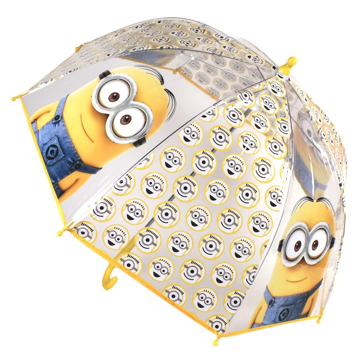 Umbrela transparenta copii - Minions emoticon - Nitzi.ro