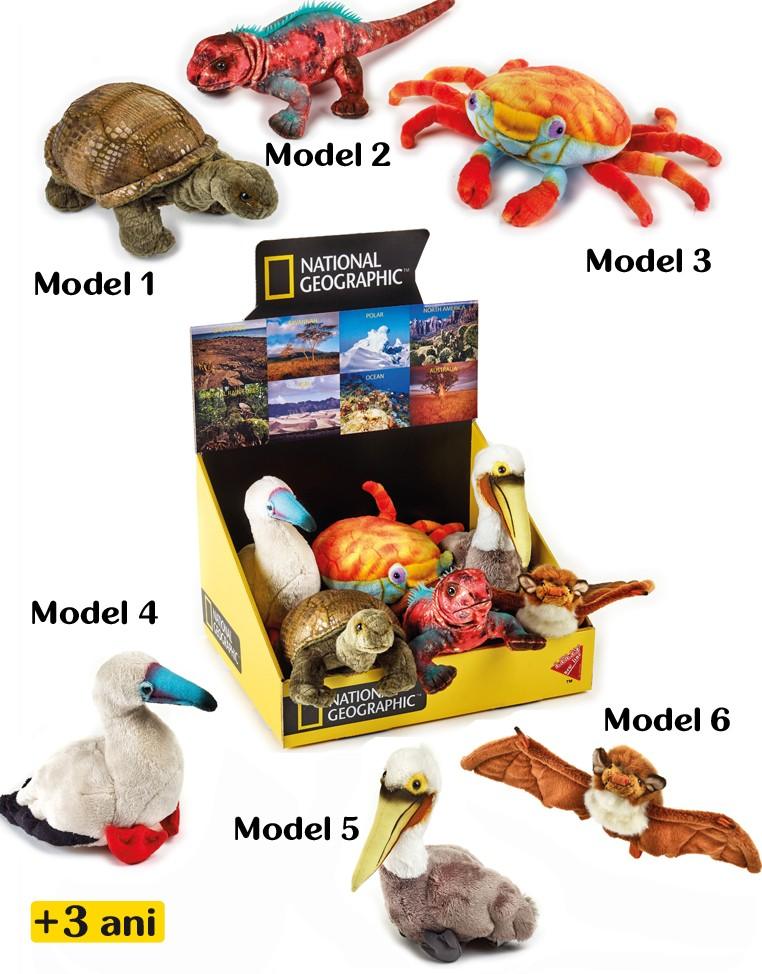 Jucarie din plus National Geographic Pui de animale Galapagos 28 cm - Nitzi.ro