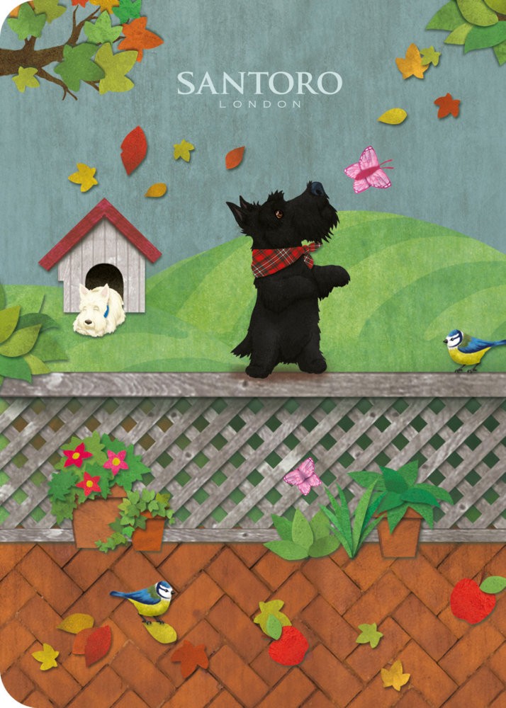 Agenda datata 2017 Scottie Dogs de la Santoro