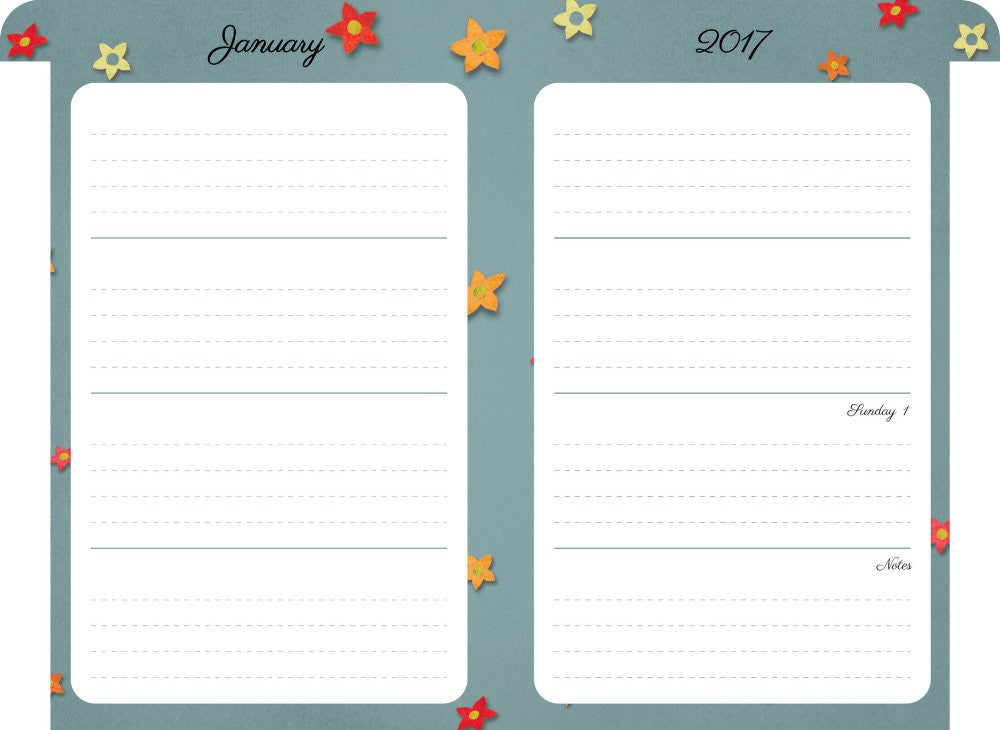 Agenda datata 2017 Scottie Dogs de la Santoro