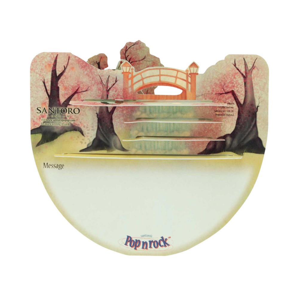 Felicitare 3D PopnRock - Gradina japoneza