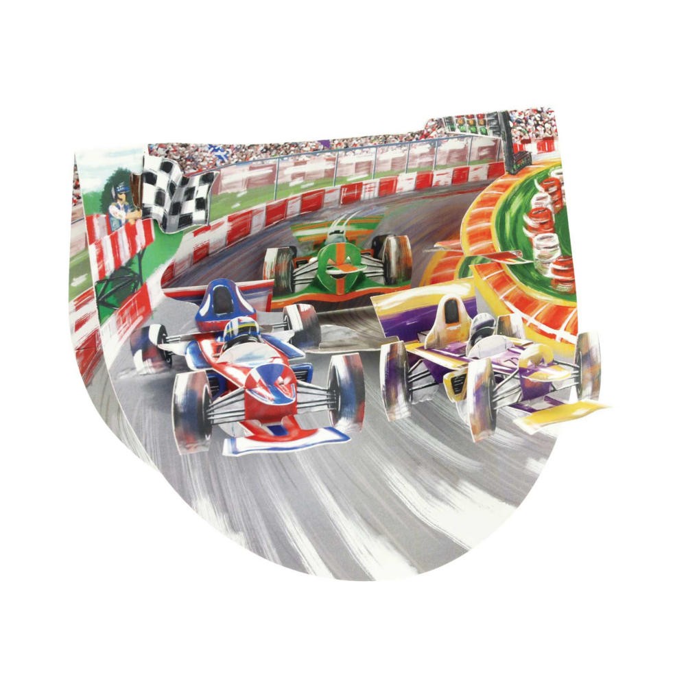 Felicitare 3D PopnRock - Cursa Formula 1