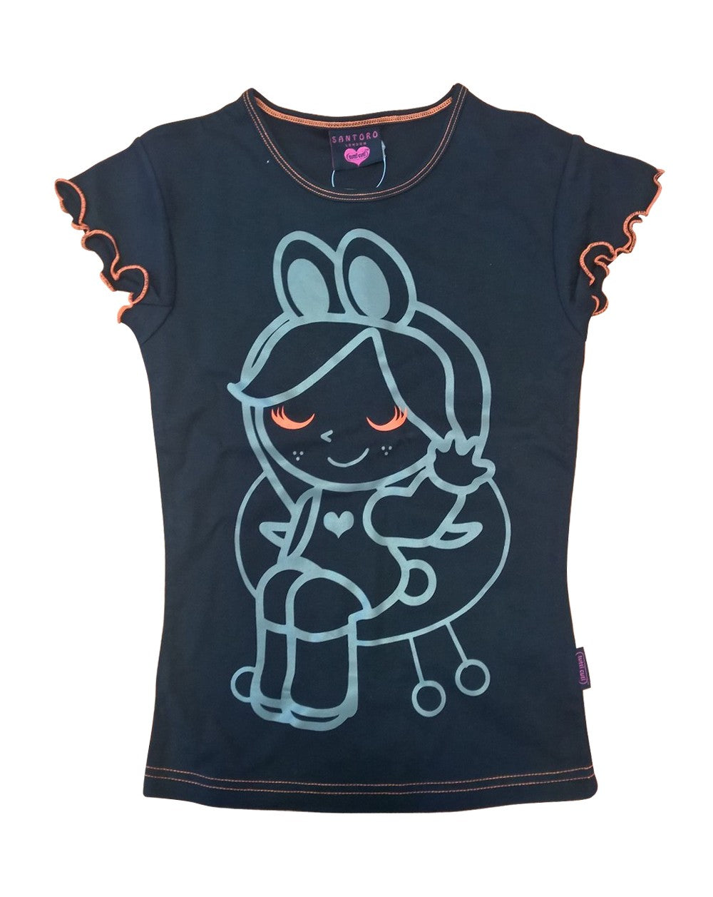 Tricou negru cu maneci scurte, Tutti Cuti