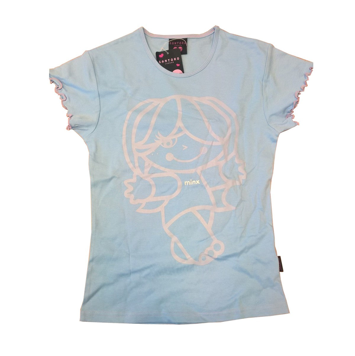 Tricou fete bleu Santoro - Tutti Cuti