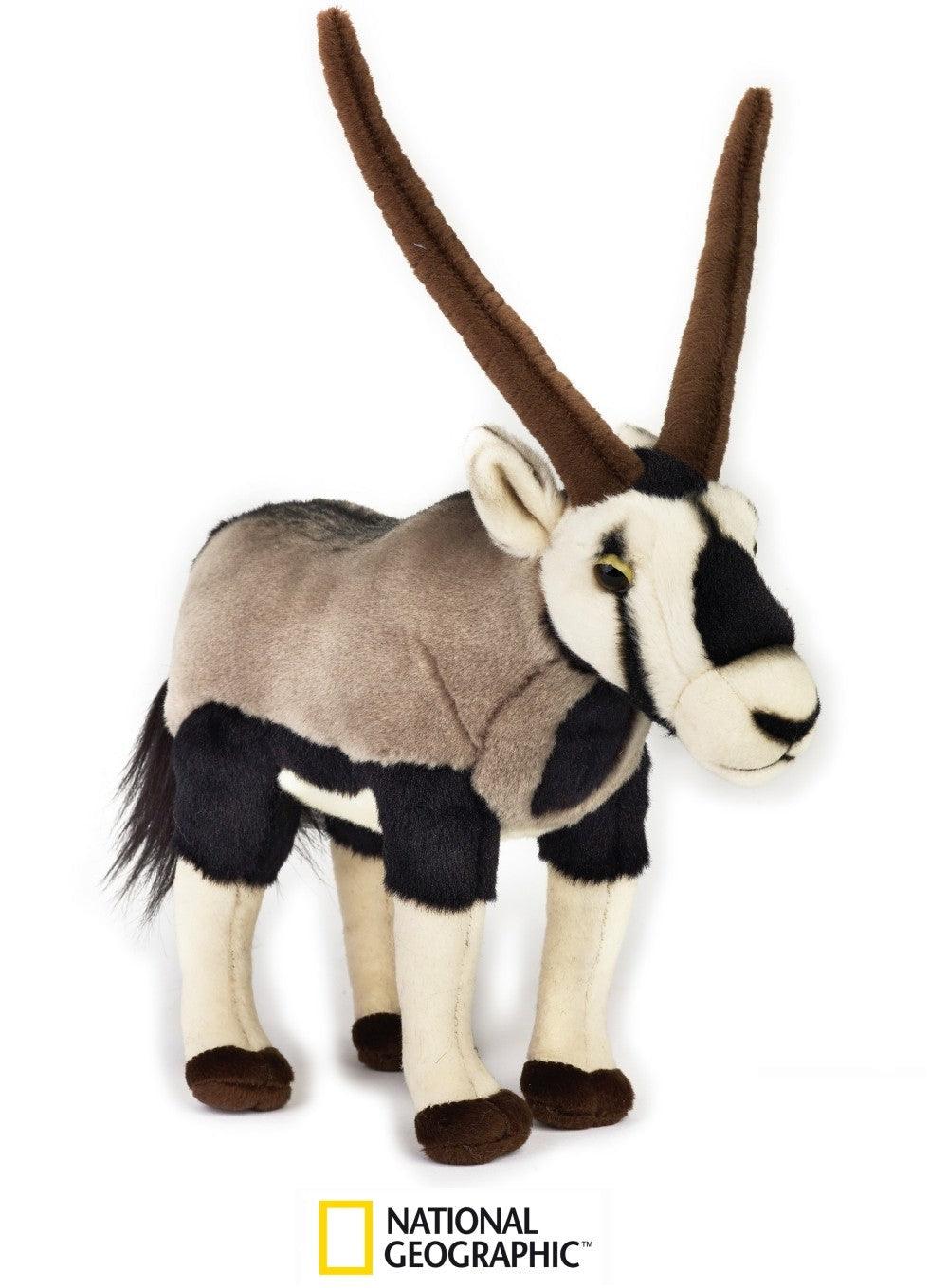 Jucarie din plus National Geographic - Gazela Oryx 29 cm - Nitzi.ro