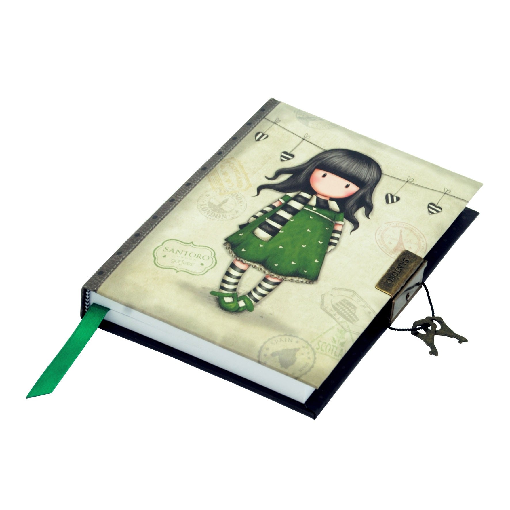 Jurnal cu cheie Gorjuss The Scarf