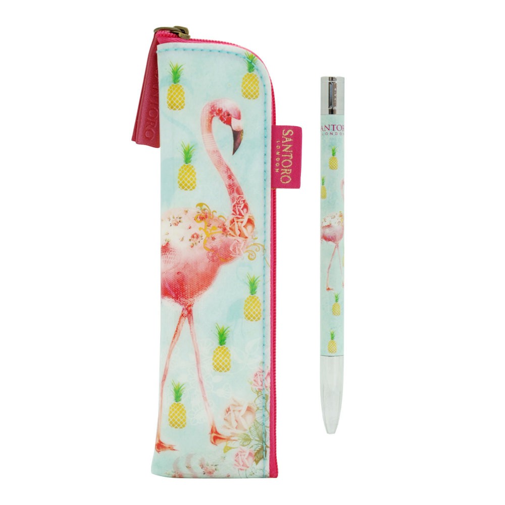 Set penar+pix Flamingo