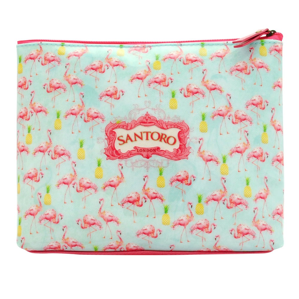 Portfard Santoro mare Flamingos
