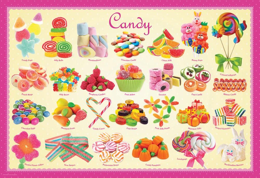 Puzzle 100 piese Candy - Nitzi.ro