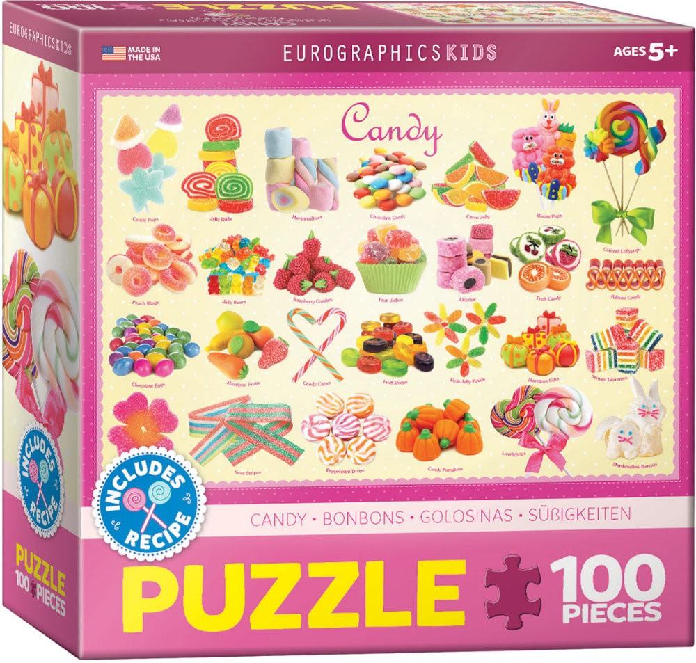 Puzzle 100 piese Candy - Nitzi.ro