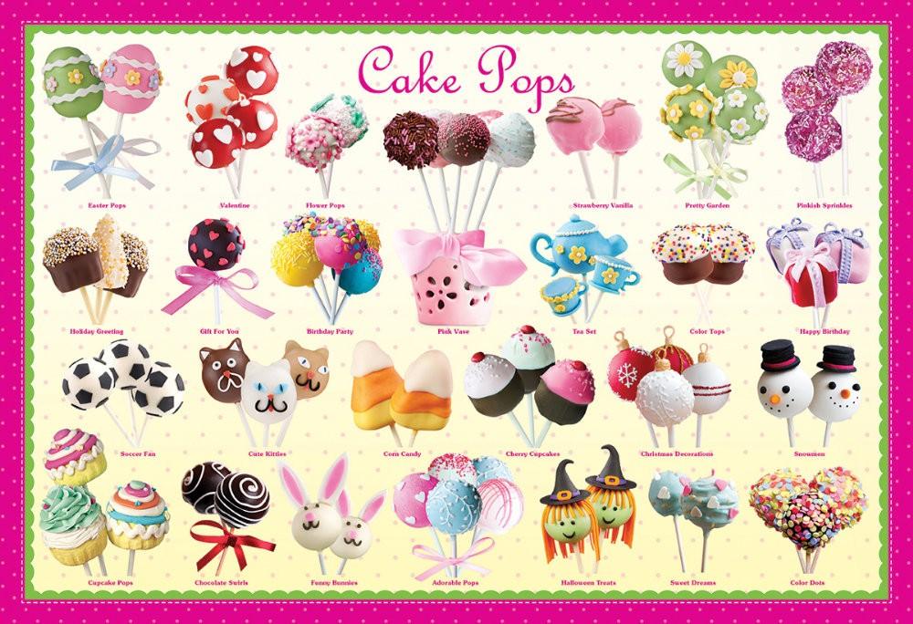 Puzzle 100 piese Cake pops - Nitzi.ro
