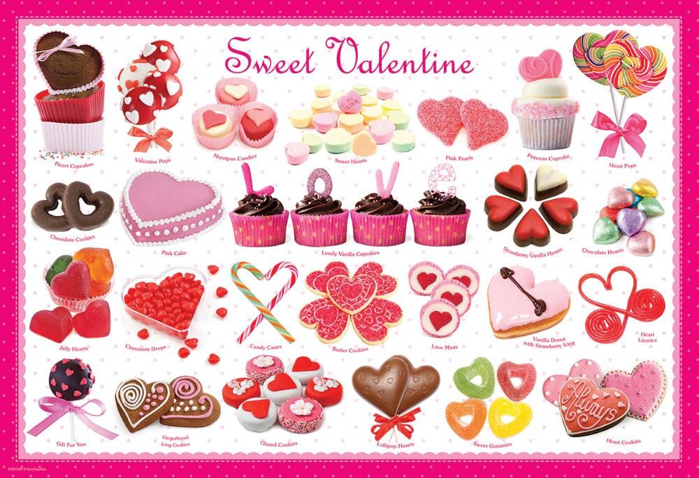Puzzle 100 piese Sweet Valentine - Nitzi.ro